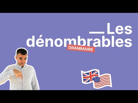 Une notion de grammaire indispensable en anglais - les dénombrables - partie 1