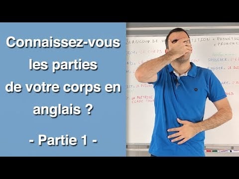 Connaissez vous les parties de votre corps en anglais - partie 1