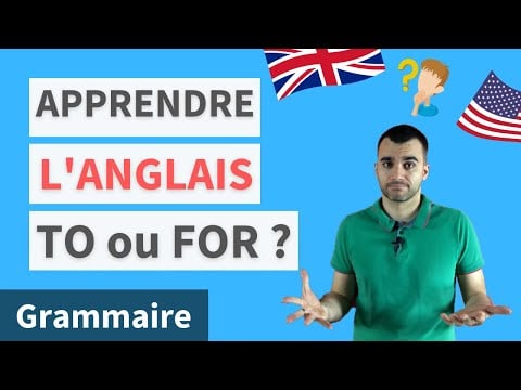 TO ou FOR en anglais : comment bien faire la différence ? (avec un exercice)