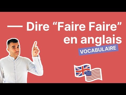 Comment dire faire faire en anglais (let/make/have someone do something)