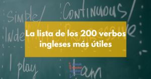 200 verbos en inglés