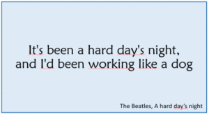 citation Hard day's night Beatles