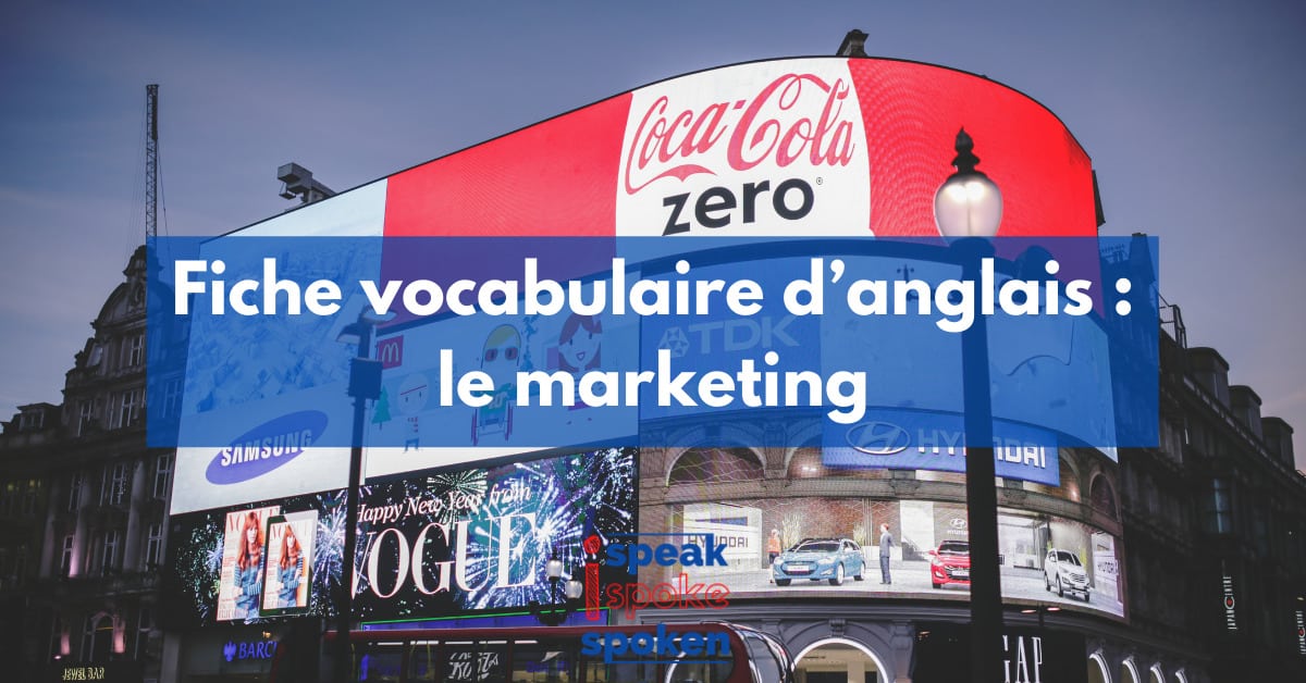 fiche vocabulaire marketing anglais