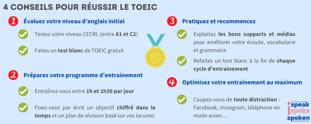 4 conseils pour réussir le TOEIC