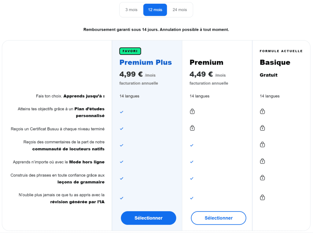 Les différents types de paiement