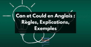 utilisation de can et de could en anglais