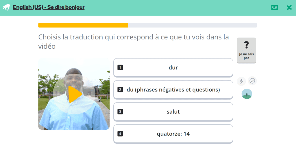 Exercice et QCM Memrise