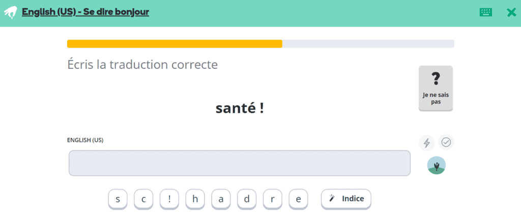 Exercice et QCM Memrise