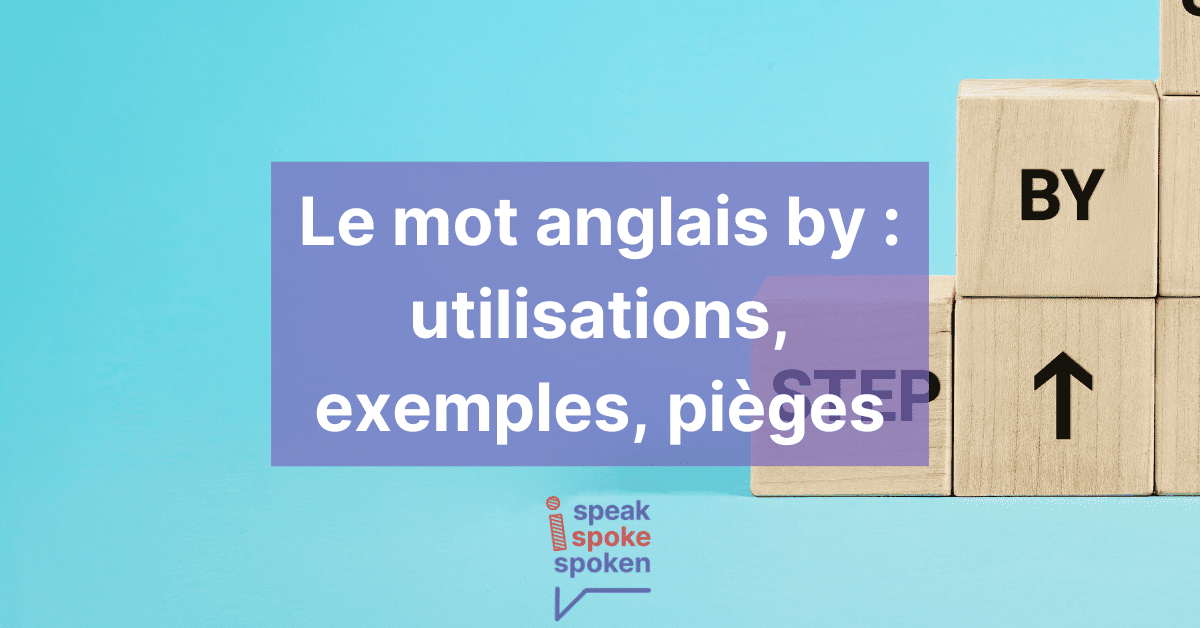 Le mot by en anglais