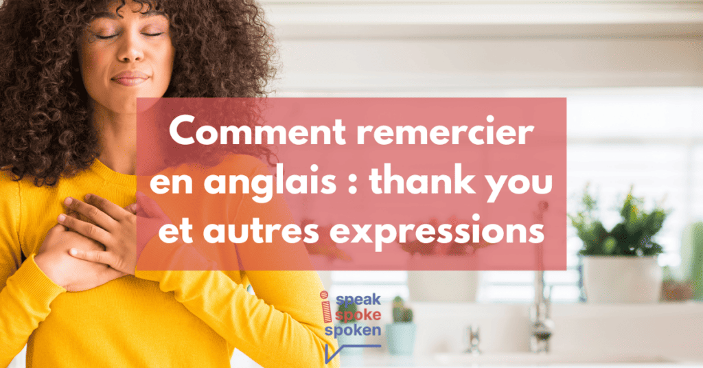 Comment remercier en anglais