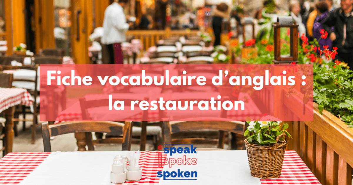 Le vocabulaire clé pour décrire la nourriture en anglais !