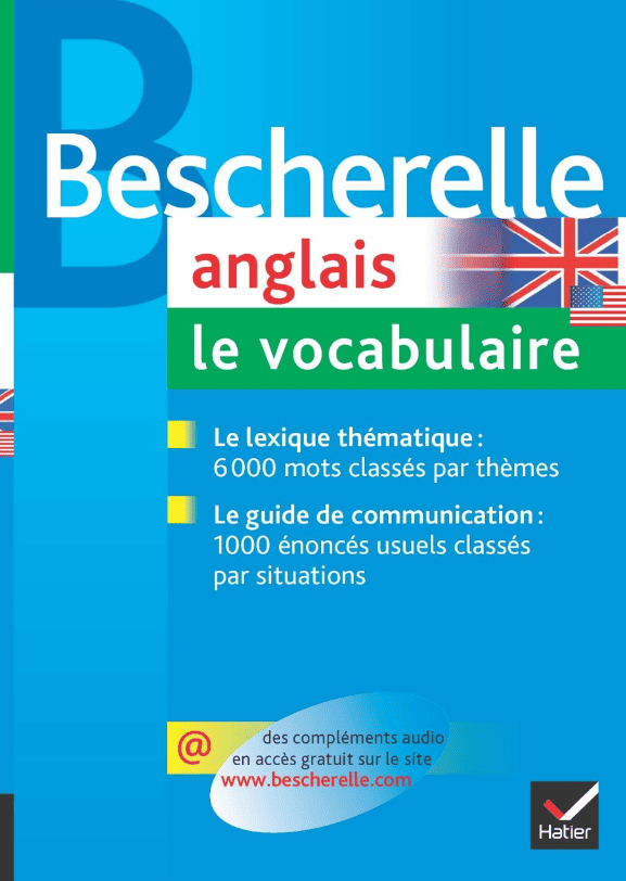 Le livre Bescherelle anglais vocabulaire chez Hatier