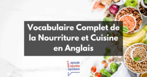 les aliments en anglais